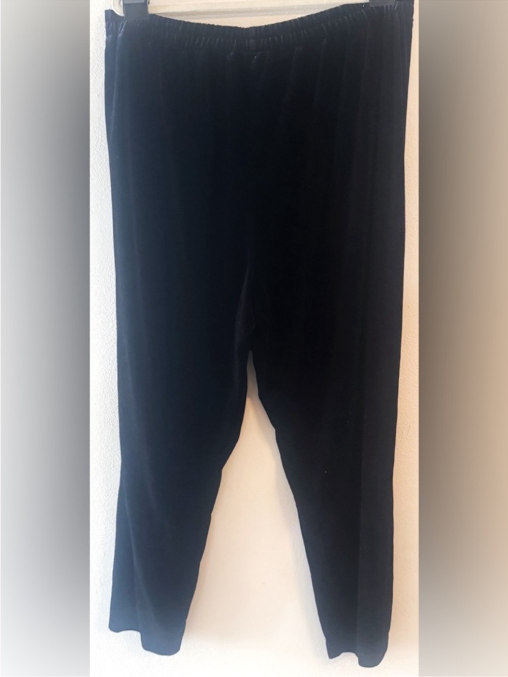 Dress Barn Women's Black Velvet Pull-On Trouser Pants Plus Size 20W - Picture 3 of 7